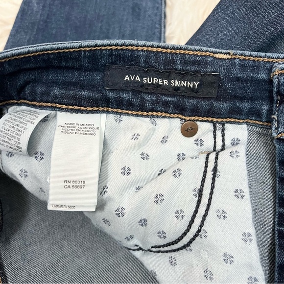 Lucky Brand Ava Super Skinny Jeans Size 12 / 31 - Picture 13 of 14